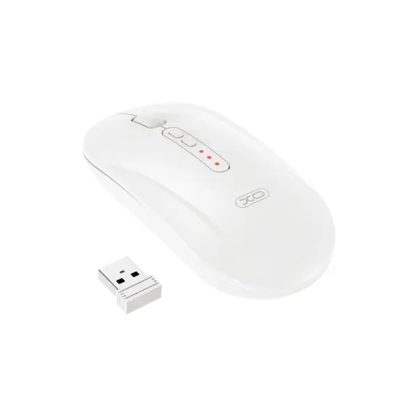 КОМПЮТЕРНА МИШКА XO M13 TRI-MODE BLUETOOTH WIRELESS SILENT MOUSE, БІЛИЙ