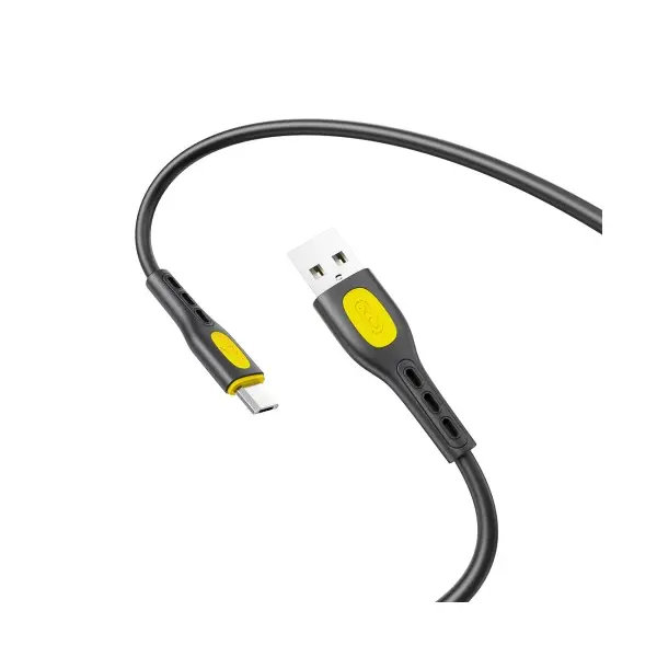 MR4_141109 Кабель xo nb280 jian yan series micro data cable 1m 3a, чорний 