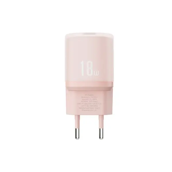 МЕРЕЖЕВИЙ ЗАРЯДНИЙ ПРИСТРІЙ XO L157 1USB QC3.0 18W CHARGER РОЖЕВИЙ