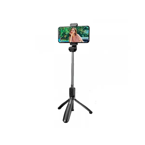 MR4_141116 Монопод xo ss08 bluetooth selfie-stick, чорний 