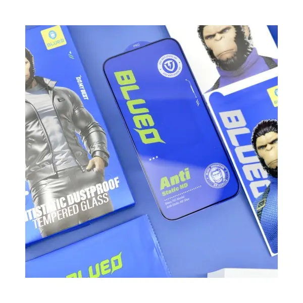 MR4_140726 Захисне скло blueo full cover hd glass anti-static pbj1 для iphone 11 pro max, xs max, чорний PRC