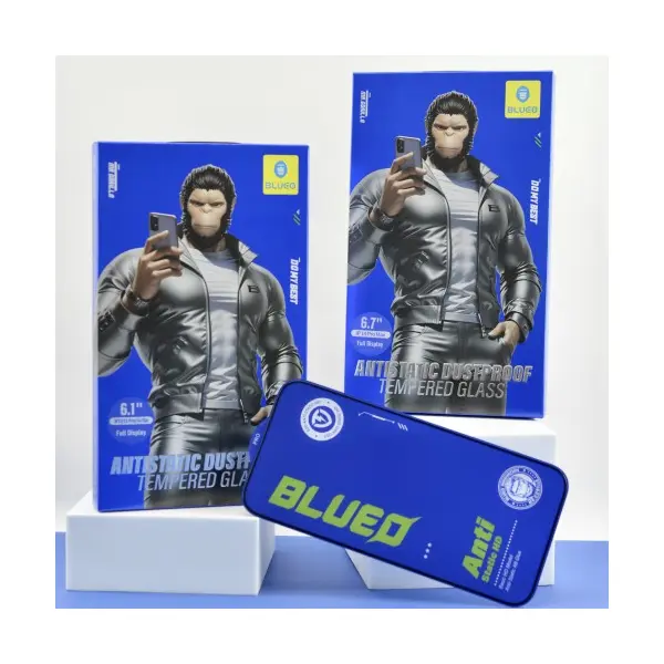 ЗАХИСНЕ СКЛО BLUEO FULL COVER HD GLASS ANTI-STATIC PBJ1 ДЛЯ IPHONE 14 PRO, ЧОРНИЙ