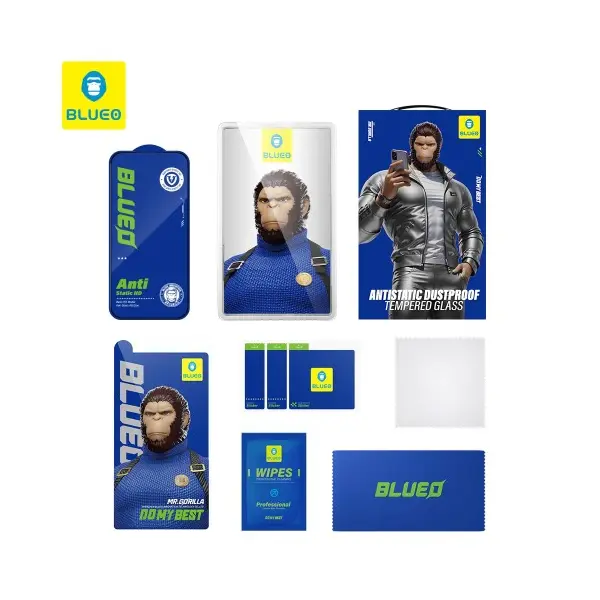 ЗАХИСНЕ СКЛО BLUEO FULL COVER HD GLASS ANTI-STATIC PBJ1 ДЛЯ IPHONE 11 PRO, X, XS, ЧОРНИЙ