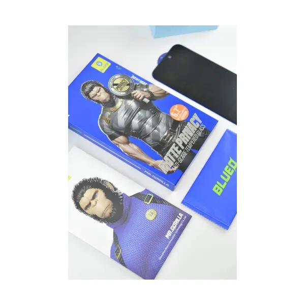 MR4_140732 Захисне скло blueo full cover anti-peep matte glass (privasy) для iphone 16 pro, iphone 17, чорний PRC