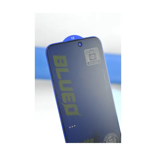 MR4_140732 Захисне скло blueo full cover anti-peep matte glass (privasy) для iphone 16 pro, iphone 17, чорний PRC