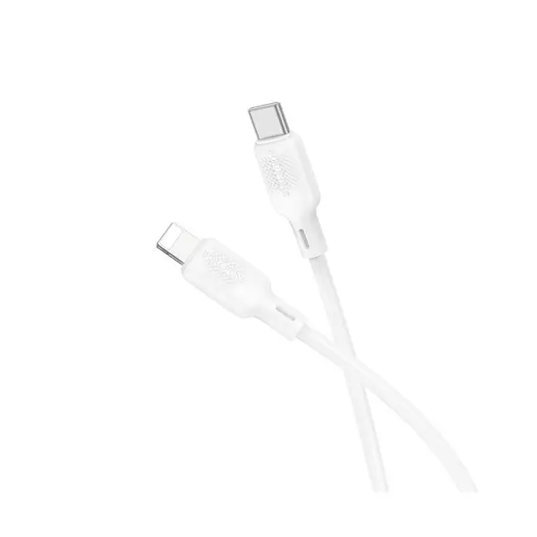 MR4_140898 Кабель pd borofone bx113 lenny silicone type-c to lightning 27w, 1m, білий 