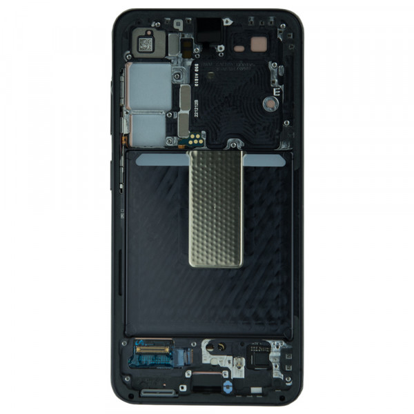 MR1_99602 Дисплей телефона для samsung galaxy s23 sm-s911, (service pack), з рамкою, чорний SAMSUNG