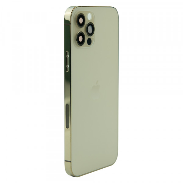 MR1_96621 Корпус телефона для iphone 12 pro (з кнопками та sim лотком) золотистий (ver. cn dual sim), original prc PRC