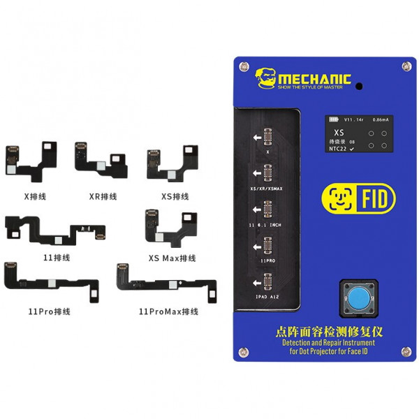 MR1_95495 Програматор mechanic fid для face id та dot проектора (fuii kit 7in1 для iphone x-11 pro max) MECHANIC