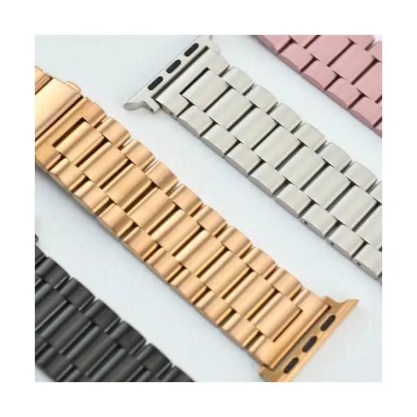 MR4_141421 Ремінець для apple watch 3-bead metal band 38, 40mm dark зелений PRC