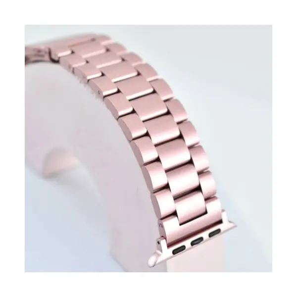 РЕМІНЕЦЬ ДЛЯ APPLE WATCH 3-BEAD METAL BAND 38, 40MM BEIGE GOLD
