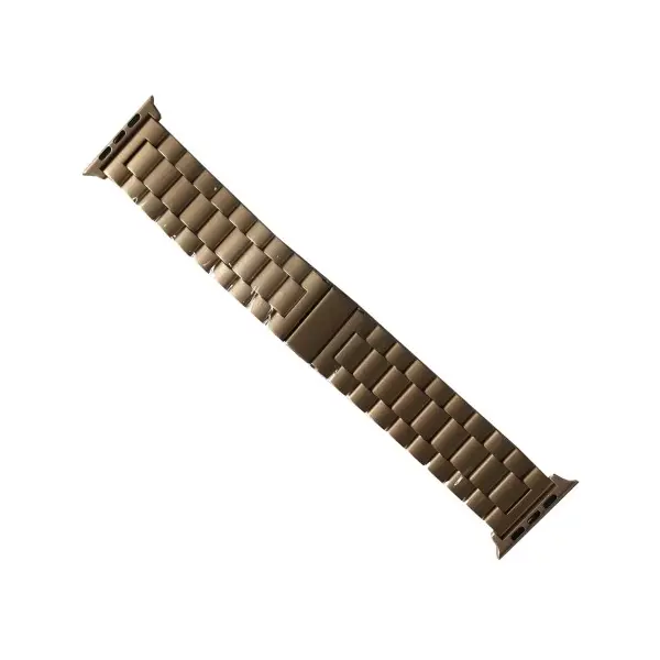 РЕМІНЕЦЬ ДЛЯ APPLE WATCH 3-BEAD METAL BAND 42, 44MM BEIGE GOLD