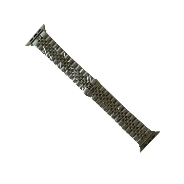 РЕМІНЕЦЬ ДЛЯ APPLE WATCH ROLEX 5-BEAD BRACELET 38, 40MM, СІРИЙ