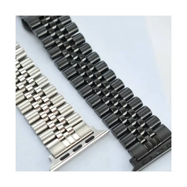 РЕМІНЕЦЬ ДЛЯ APPLE WATCH ROLEX 5-BEAD BRACELET 38, 40MM, ЧОРНИЙ