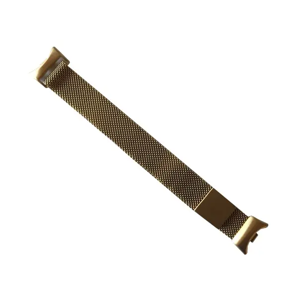 MR4_141377 Ремінець для xiaomi mi band 8, 9, 10 milanese loop lemon gold 