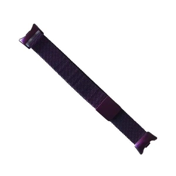 MR4_141379 Ремінець для xiaomi mi band 8, 9, 10 milanese loop пурпуровий 