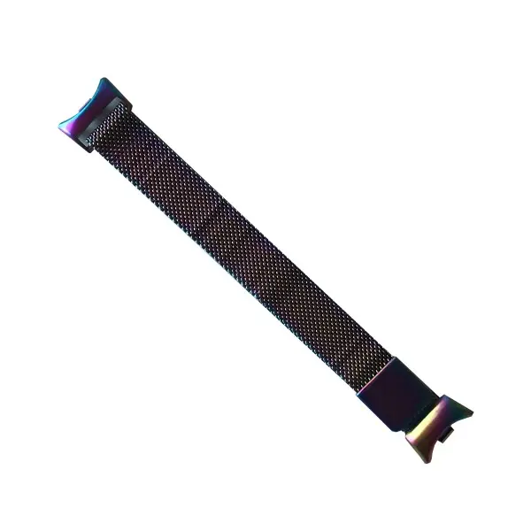 MR4_141380 Ремінець для xiaomi mi band 8, 9, 10 milanese loop rainbow oil 