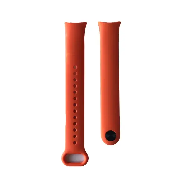 MR4_141403 Ремінець для xiaomi mi band 8, 9, 10 помаранчевий 