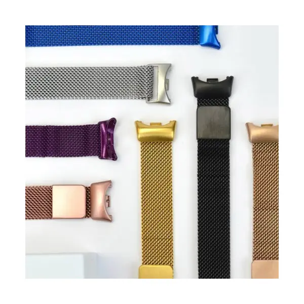 MR4_141385 Ремінець для xiaomi mi band 8, 9, 10 milanese loop milk-tea MILANESE