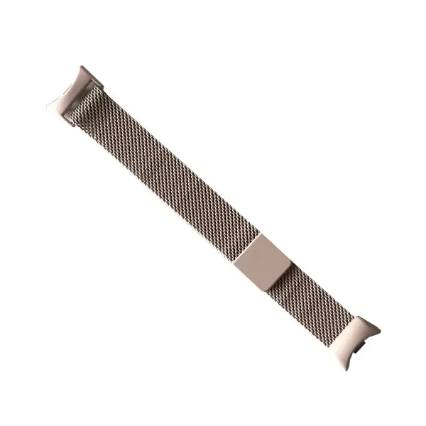 MR4_141385 Ремінець для xiaomi mi band 8, 9, 10 milanese loop milk-tea 