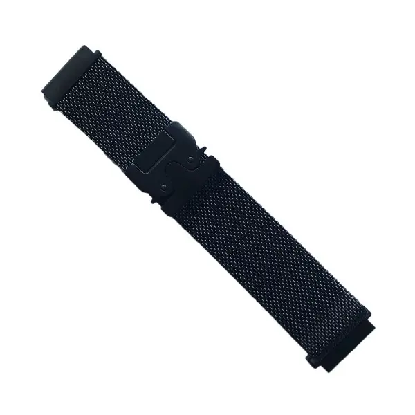 РЕМІНЕЦЬ NEW MILANESE LOOP CLAPS BOX 22MM, ЧОРНИЙ