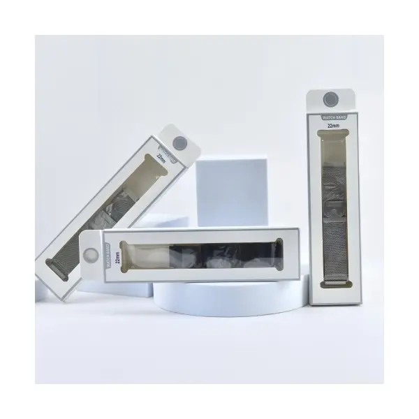 MR4_141416 Ремінець new milanese loop claps box 22mm, чорний 