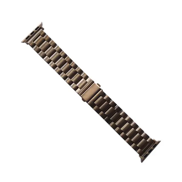 MR4_141422 Ремінець для apple watch 3-bead metal band 42, 44mm rose gold 