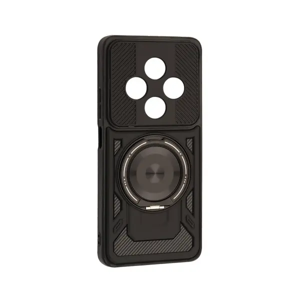 ЧОХОЛ PROTECTIVE RING MAGSAFE ДЛЯ REDMI 14C, ЧОРНИЙ