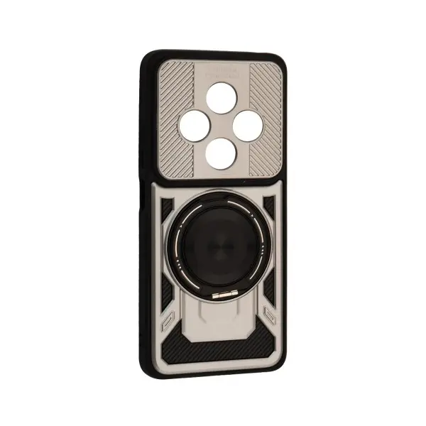 ЧОХОЛ PROTECTIVE RING MAGSAFE ДЛЯ REDMI 14C SPACE, СІРИЙ