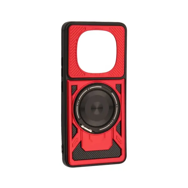 ЧОХОЛ PROTECTIVE RING MAGSAFE ДЛЯ REDMI NOTE 14 PRO 5G, POCO X7 5G ЧЕРВОНИЙ
