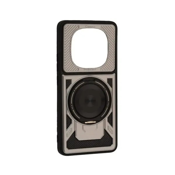ЧОХОЛ PROTECTIVE RING MAGSAFE ДЛЯ REDMI NOTE 14 PRO+ 5G SPACE, СІРИЙ