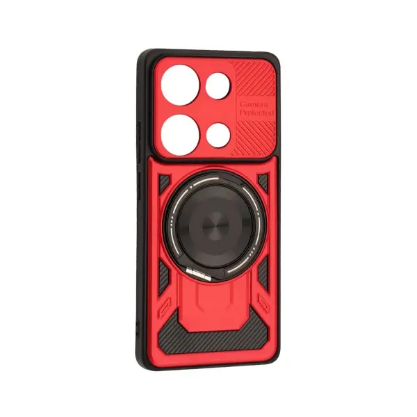 ЧОХОЛ PROTECTIVE RING MAGSAFE ДЛЯ REDMI NOTE 14S ЧЕРВОНИЙ