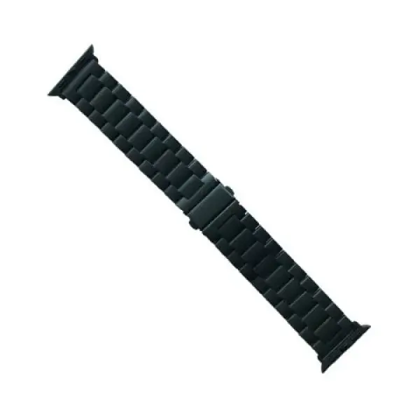 РЕМІНЕЦЬ ДЛЯ APPLE WATCH 3-BEAD METAL BAND 38, 40MM DARK ЗЕЛЕНИЙ (ДЕФ. ПАК)