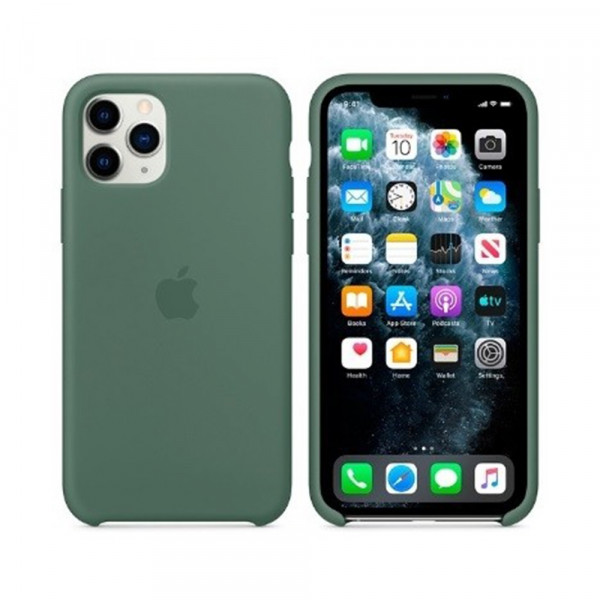 MR1_80874 Чехол silicone case для iphone 11 pro, orig pine зеленый SILICONE CASE