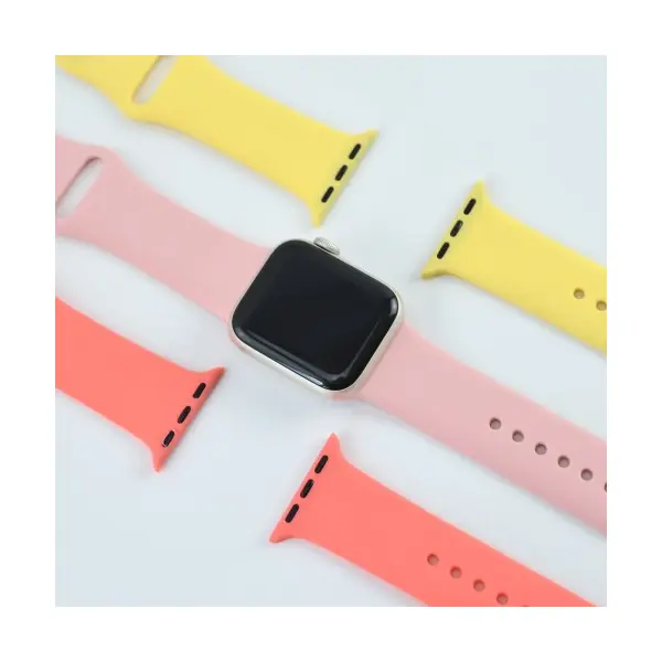 РЕМІНЕЦЬ ДЛЯ APPLE WATCH SILICONE 38, 40, 41 2IN1 (66) LILAC PRIDE