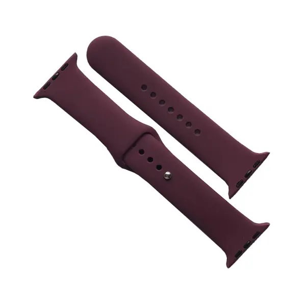 MR4_141662 Ремінець для apple watch silicone 38, 40, 41 2in1 (73) plum 