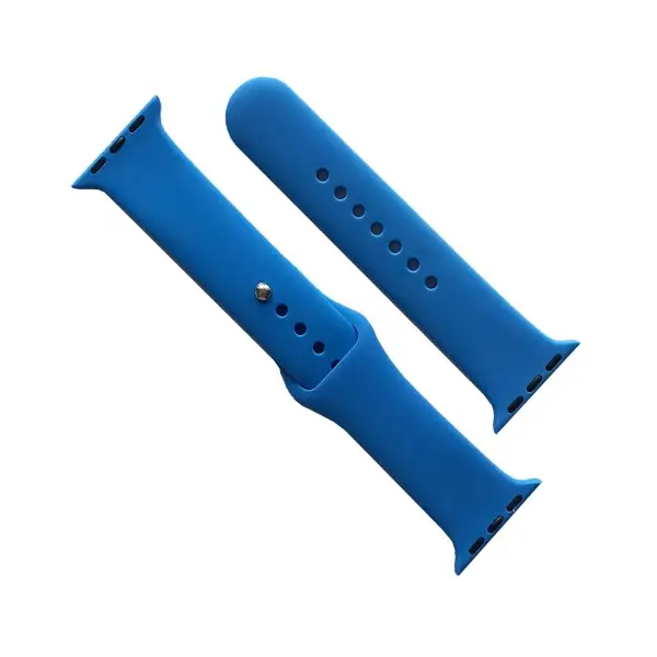 РЕМІНЕЦЬ ДЛЯ APPLE WATCH SILICONE 42, 44, 45, 46, 49 2IN1 (3) СИНІЙ
