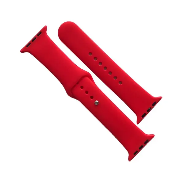 РЕМІНЕЦЬ ДЛЯ APPLE WATCH SILICONE 42, 44, 45, 46, 49 2IN1 (14) ЧЕРВОНИЙ