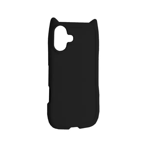 ЧОХОЛ CAT ДЛЯ IPHONE 16, ЧОРНИЙ