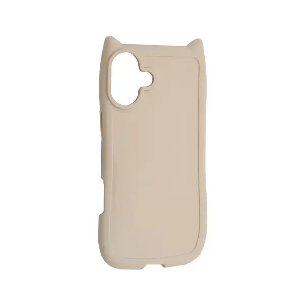 ЧОХОЛ CAT ДЛЯ IPHONE 16 CREAM