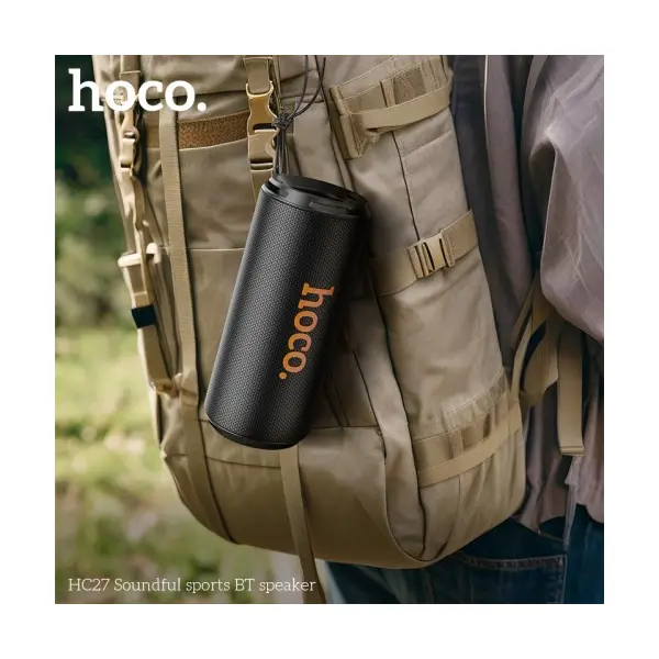 АКУСТИЧНА СИСТЕМА HOCO HC27 SOUNDFUL SPORTS BT SPEAKER, ЧОРНИЙ
