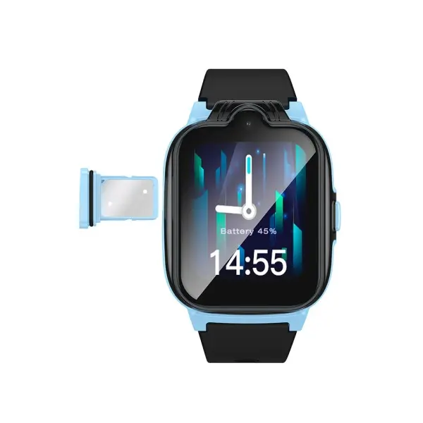 СМАРТ-ГОДИННИК ДИТЯЧИЙ HOCO Y104 4G CHILDREN PHONE-WATCH СИНІЙ