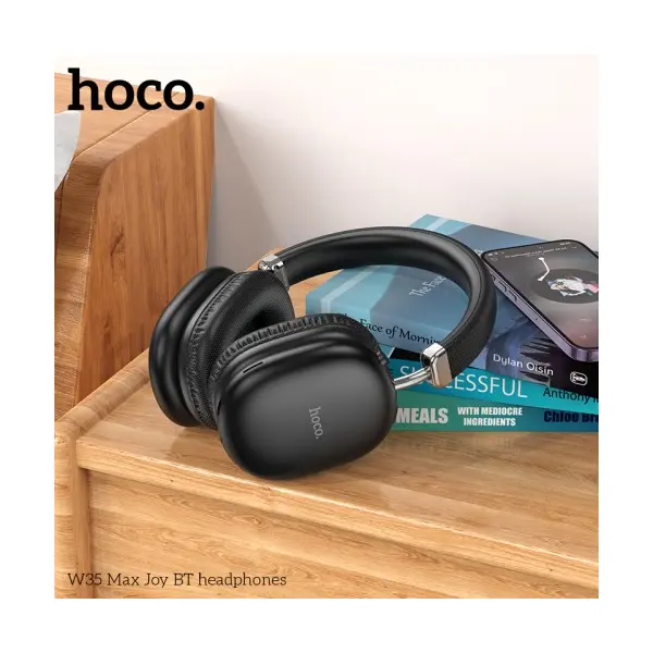 НАВУШНИКИ НАКЛАДНІ HOCO W35 MAX JOY BT5.3, 90HOURS ЗЕЛЕНИЙ