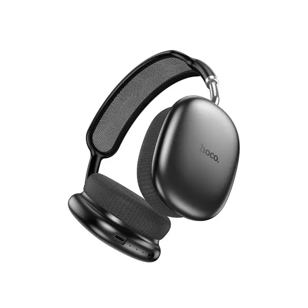 НАВУШНИКИ НАКЛАДНІ HOCO W55 PLUS HAPPINESS ANC NOISE ЧЕРВОНИЙUCTION BT HEADPHONES DEEP SPACE, СІРИЙ