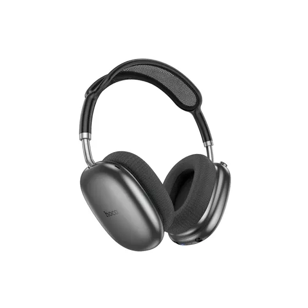 НАВУШНИКИ НАКЛАДНІ HOCO W55 PLUS HAPPINESS ANC NOISE ЧЕРВОНИЙUCTION BT HEADPHONES DEEP SPACE, СІРИЙ