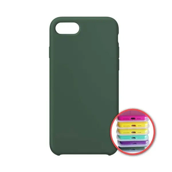 MR4_141823 Чохол silicone case full copy для iphone 7, 8 (58) pine зелений 