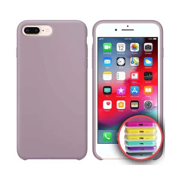 ЧОХОЛ SILICONE CASE FULL COPY ДЛЯ IPHONE 7, 8PLUS (7) LAVANDER