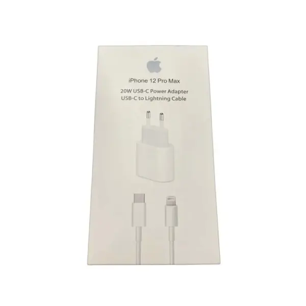 МЕРЕЖЕВИЙ ЗАРЯДНИЙ ПРИСТРІЙ PD 20W+TYPE-C TO LIGHTNING CABLE