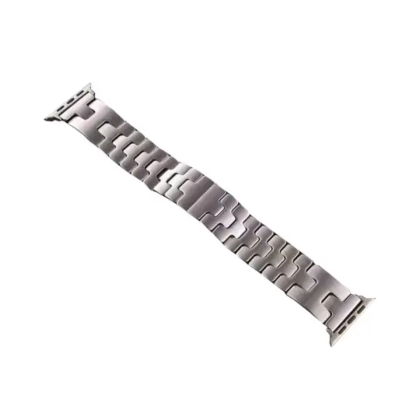 РЕМІНЕЦЬ ДЛЯ APPLE WATCH HERMES METAL BAND 42, 44, 45, 46, 49, СІРИЙ