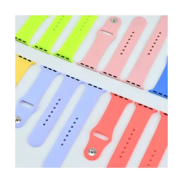 РЕМІНЕЦЬ ДЛЯ APPLE WATCH SILICONE 42, 44, 45, 46, 49 2IN1 (70) DEEP NAVY